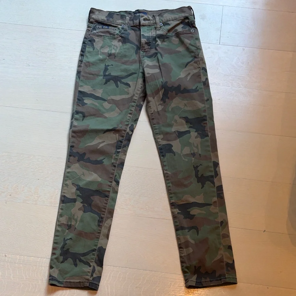 Ralph Lauren Kids Camo Slim Jeans - Green/Brown/Black